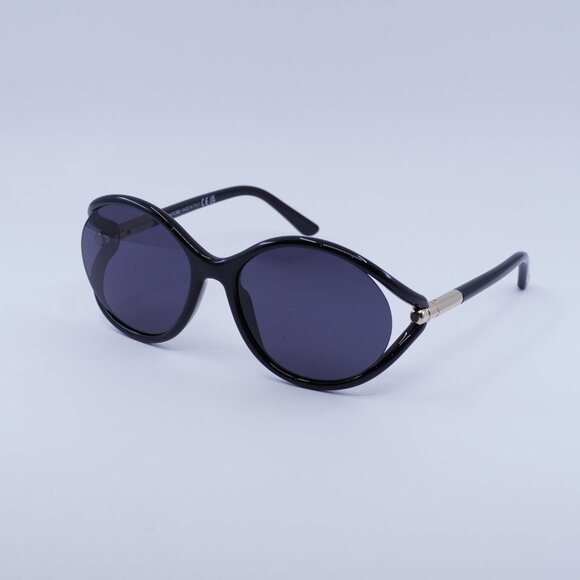 Brand New Tom Ford Sunglasses - Melody TF1090 01A Size 59-18-120*3 Tom Ford Melody Smoke Oval Ladies Sunglasses FT1090 01A 59  main image 4